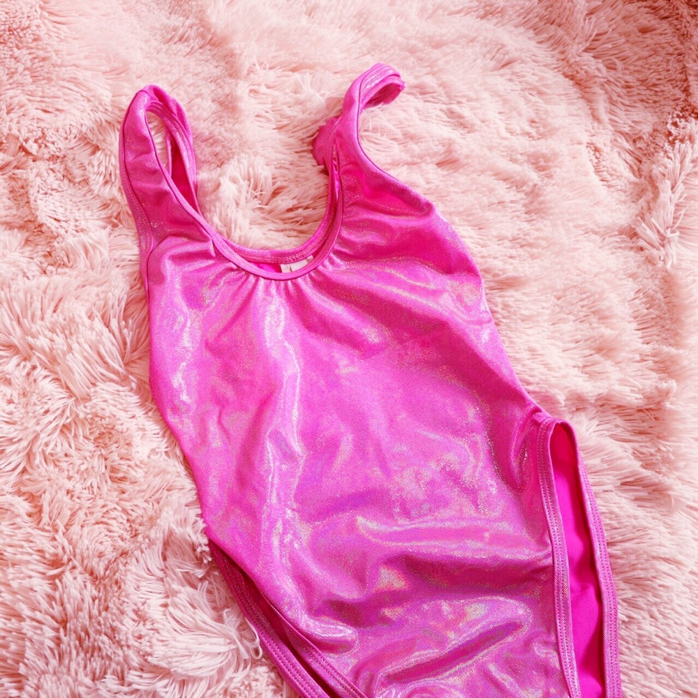 Pink Holographic Bodysuit